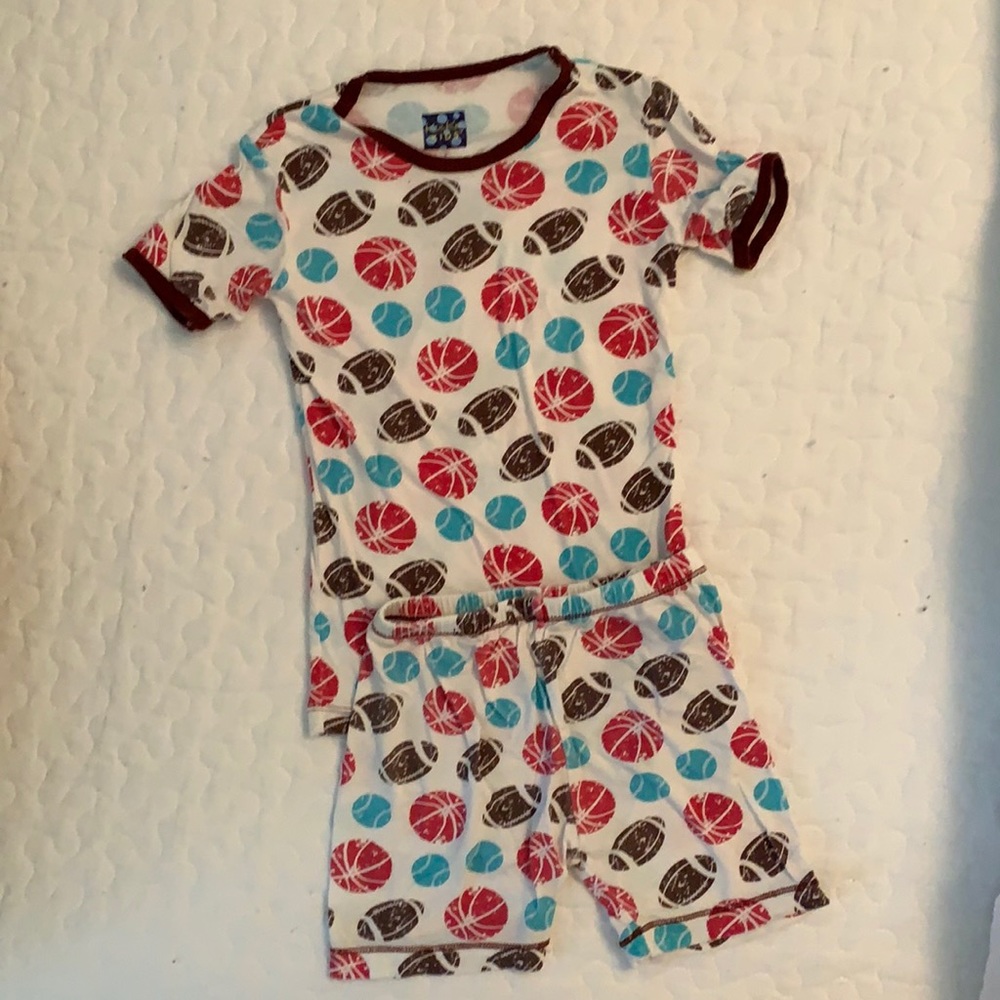 Kickee Pants Boys pajama set